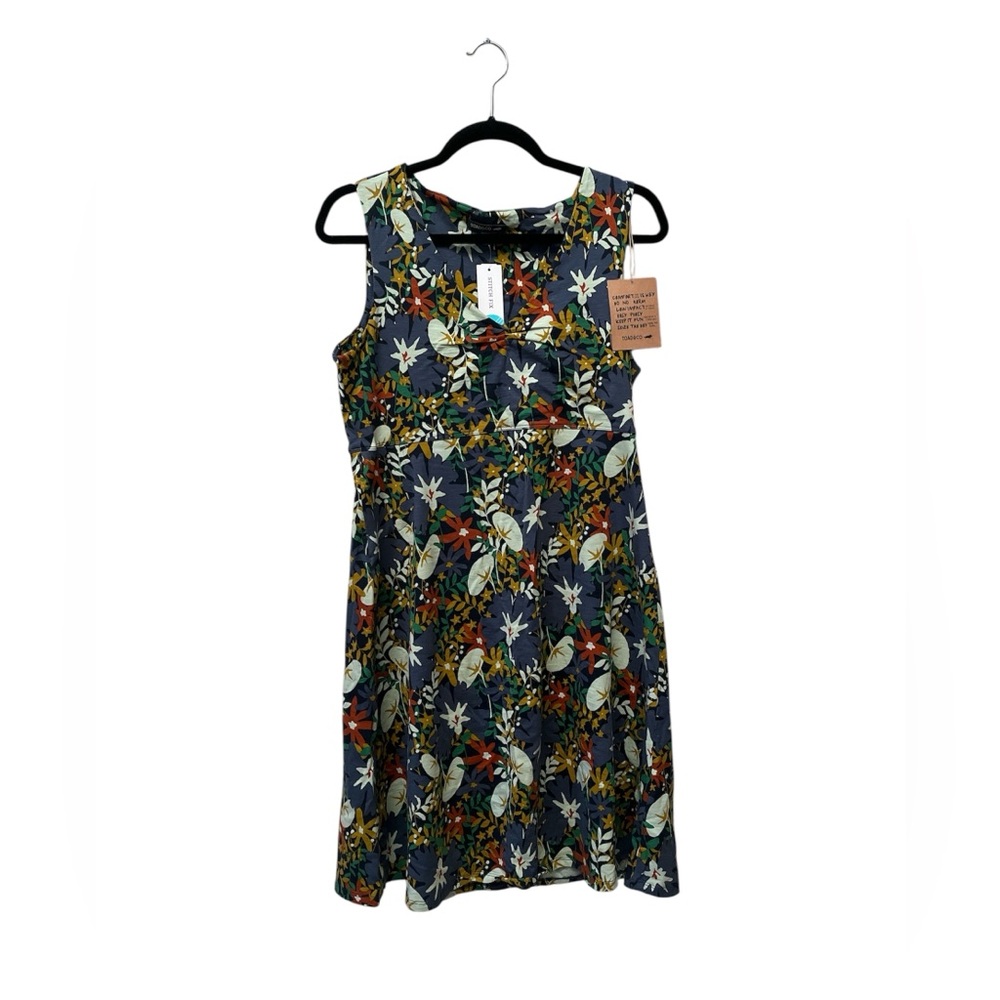 Toad&Co Navy Floral Mini Dress